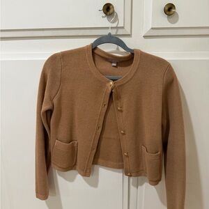 J. Crew Tan Knit Sweater